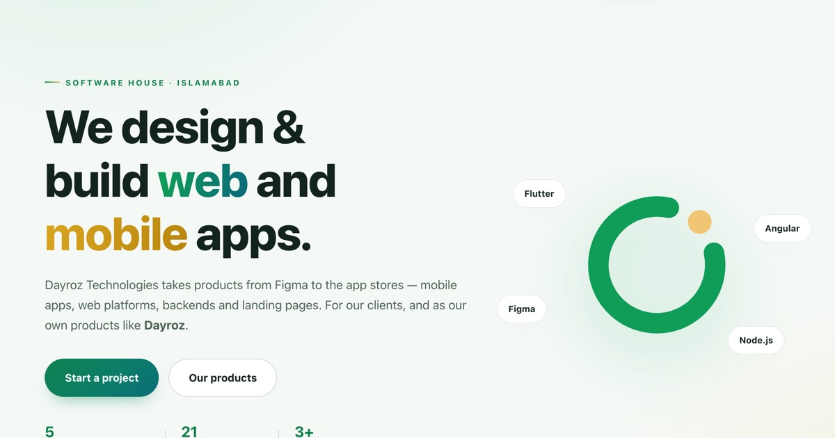 Dayroz Technologies website